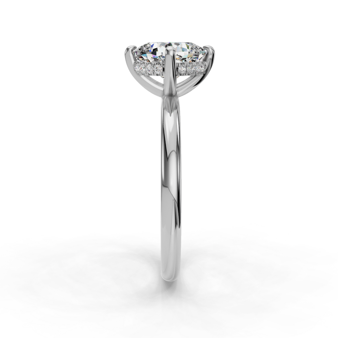 Halo Engagement Ring ERHL0836