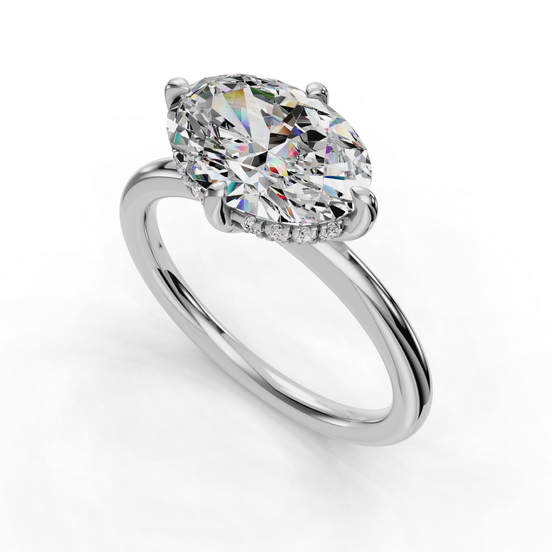 Halo Engagement Ring ERHL0836