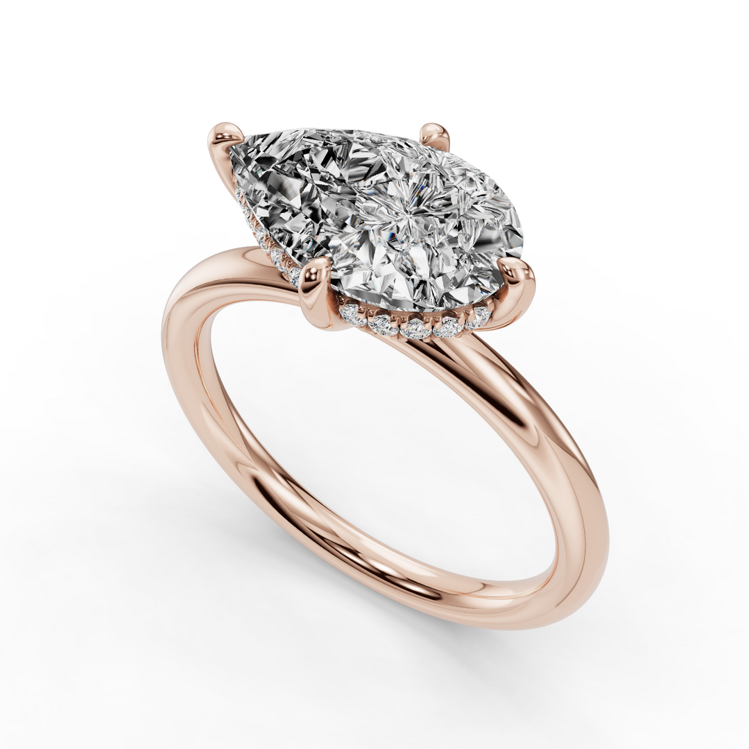 Halo Engagement Ring ERHL0836