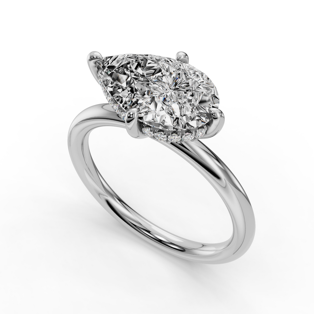 Halo Engagement Ring ERHL0836