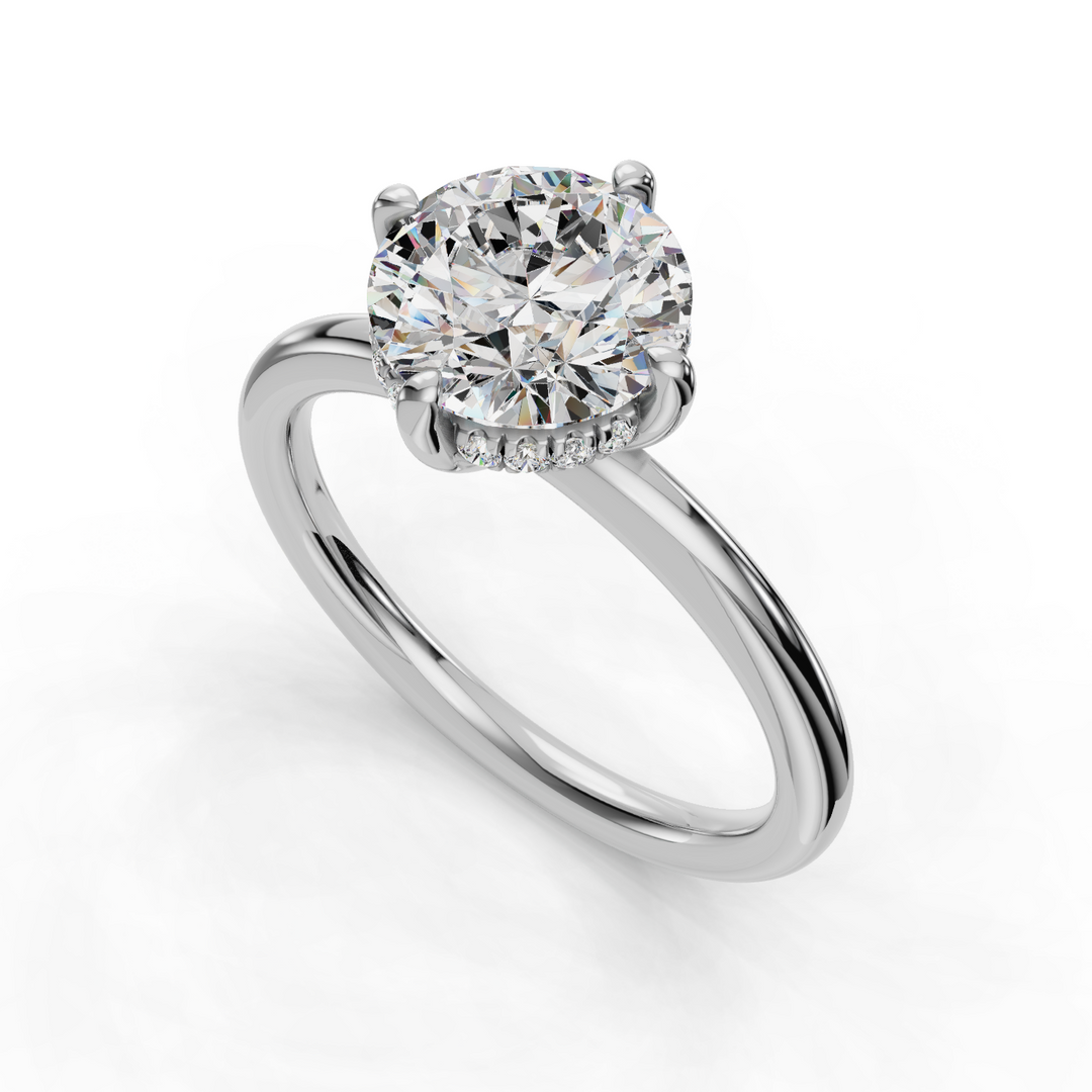 Halo Engagement Ring ERHL0836