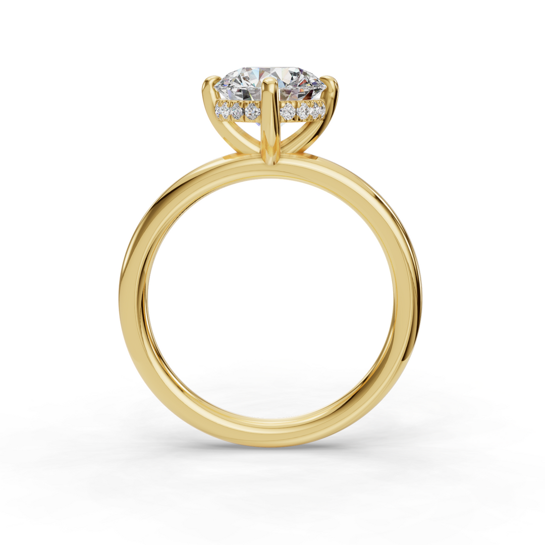 Halo Engagement Ring ERHL0836
