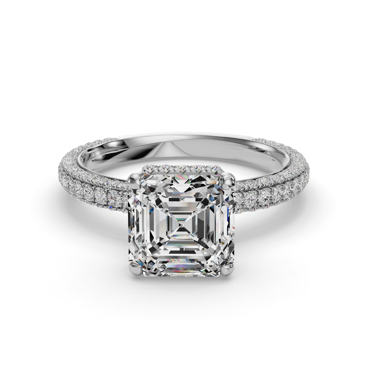 Halo engagement ring erhl0867
