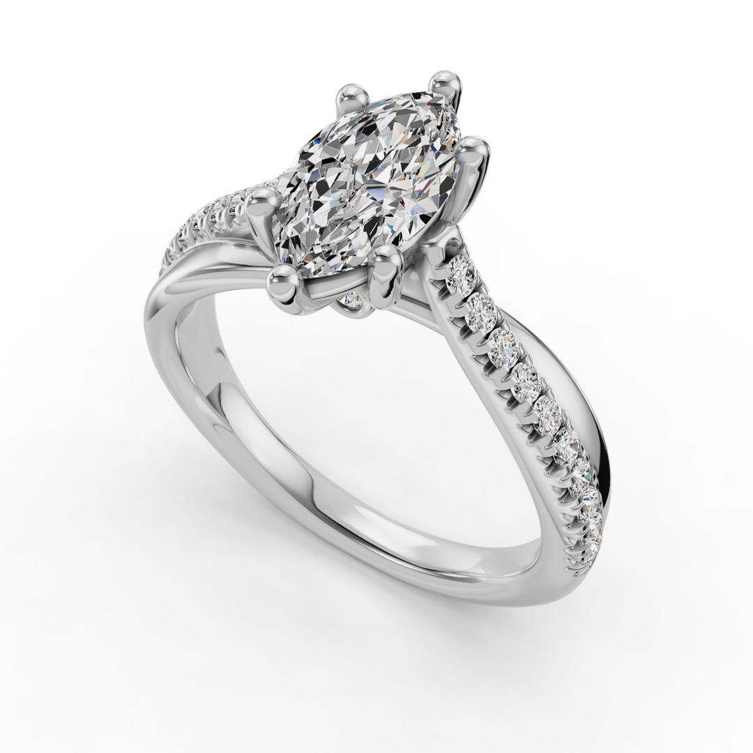 Engagement Ring ERSM0173-1.00RB