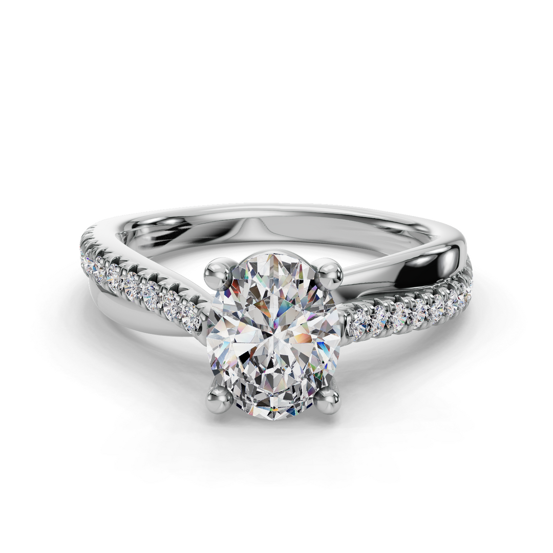 Engagement Ring ERSM0173-1.00RB