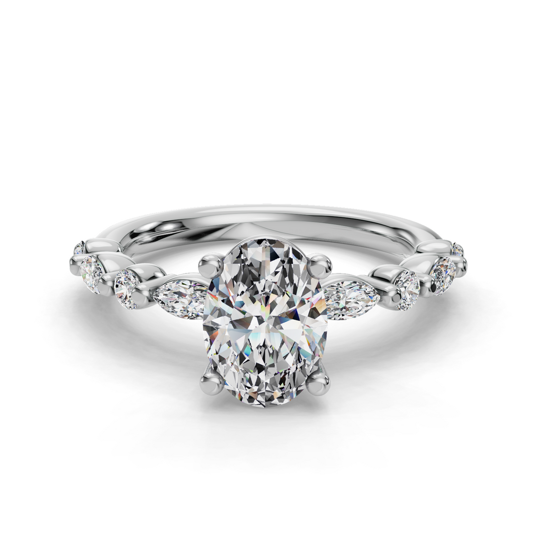 Engagement Ring ERSM0584-1.00