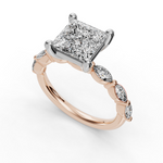 Load image into Gallery viewer, Engagement Ring ERSM0590-1.00
