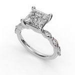 Load image into Gallery viewer, Engagement Ring ERSM0590-1.00
