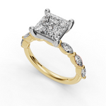 Load image into Gallery viewer, Engagement Ring ERSM0590-1.00
