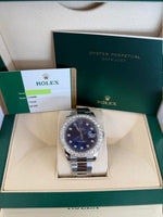 Load image into Gallery viewer, Datejust II 41mm Oyster S.S Blue Diamond Dial &amp; Bezel
