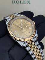 Load image into Gallery viewer, Datejust 41mm Two-Tone Yellow Jubilee Wimbledon Dial

