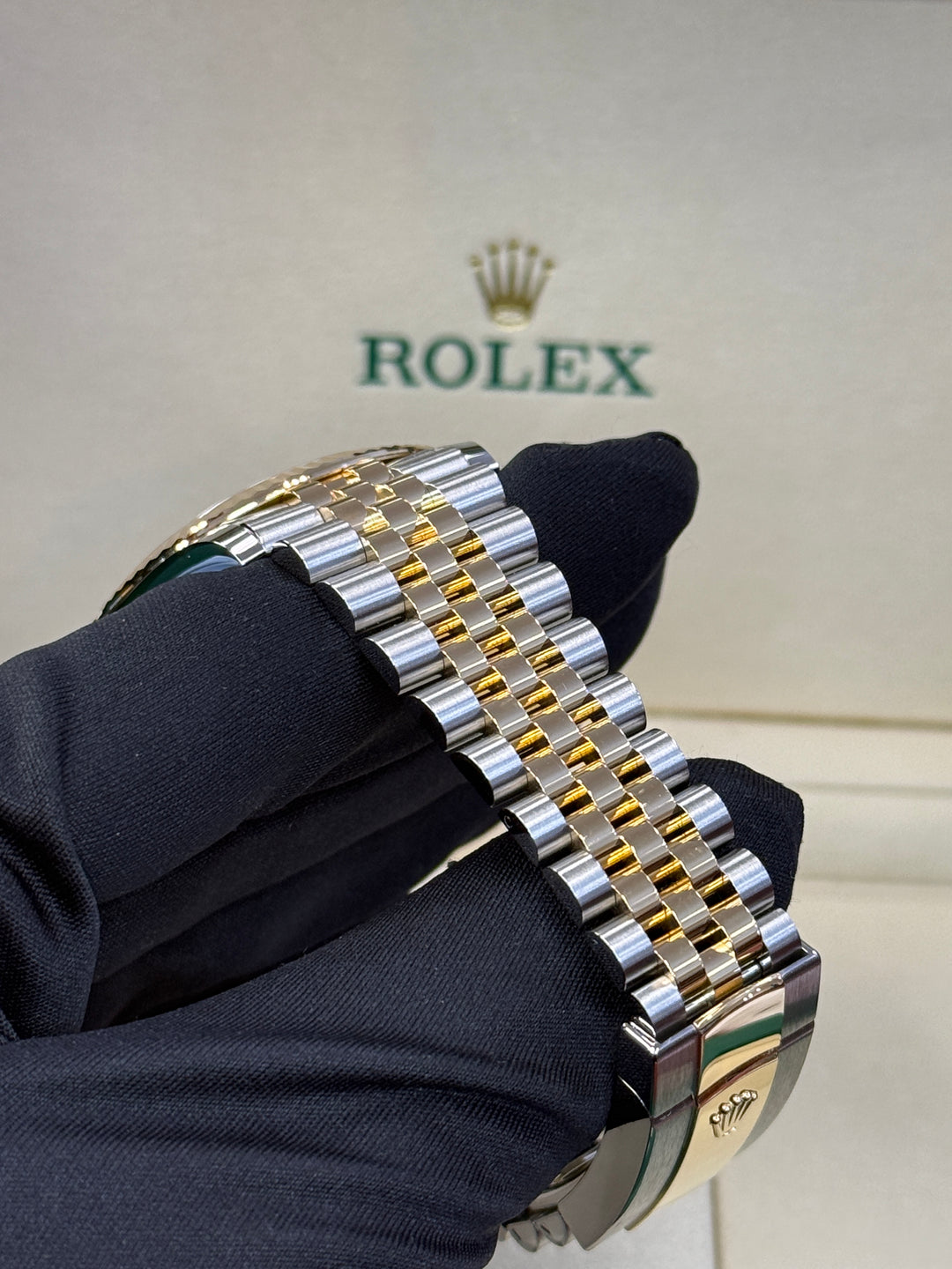 Rolex Datejust 41mm Two-Tone Yellow Fluted Jubilee Wimbledon Dial - 126333