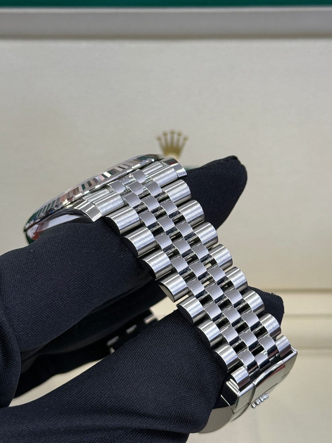 Rolex Datejust 41mm Stainless Steel Fluted Jubilee Blue Azzurro Dial - 126334