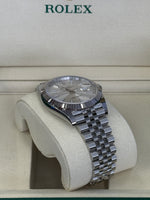 Load image into Gallery viewer, Rolex Datejust 41mm Stainless Steel Fluted Jubilee Silver Stick Dial - 126334
