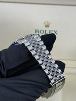 Load image into Gallery viewer, Rolex Datejust 41mm Stainless Steel Fluted Jubilee Silver Stick Dial - 126334
