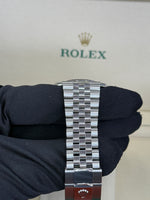Load image into Gallery viewer, Rolex Datejust 41mm Stainless Steel Fluted Jubilee Silver Stick Dial - 126334

