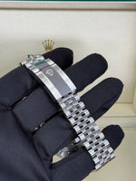 Load image into Gallery viewer, Rolex Datejust 41mm Stainless Steel Fluted Jubilee Silver Stick Dial - 126334
