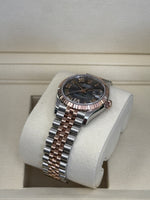 Load image into Gallery viewer, Rolex Datejust 31mm Two-Tone Rose Fluted Jubilee Slate Roman Dial - 278271

