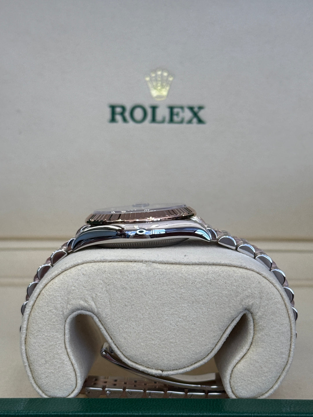 Rolex Datejust 31mm Two-Tone Rose Jubilee Slate Roman Dial - 278271