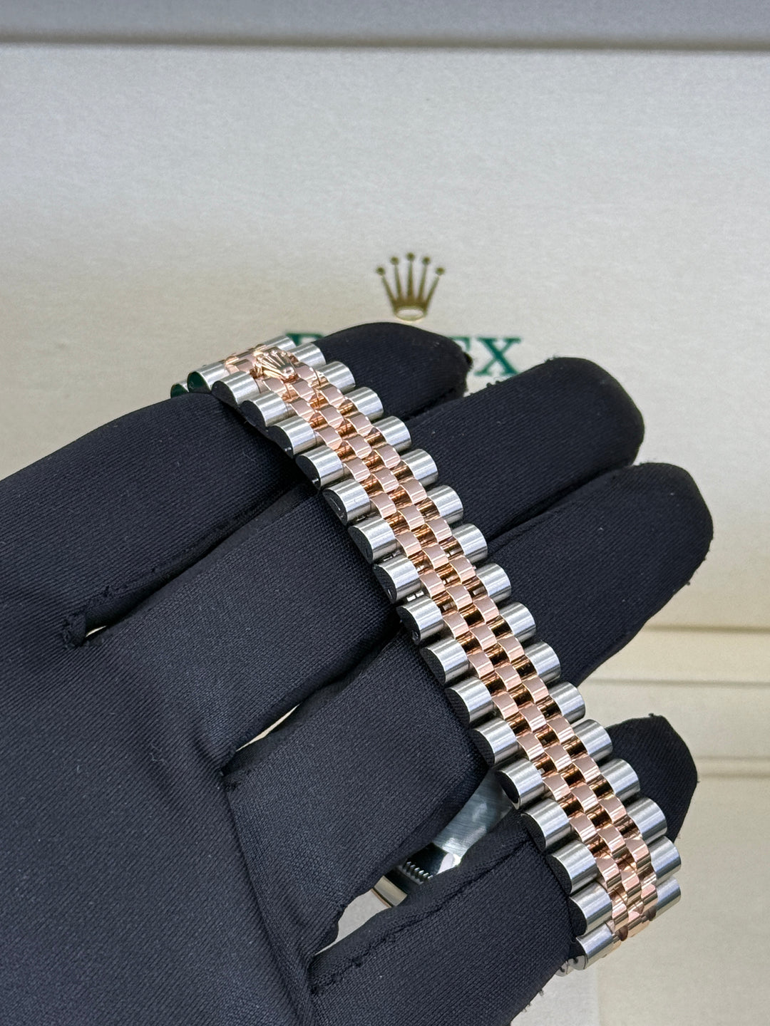 Rolex Datejust 31mm Two-Tone Rose Jubilee Slate Roman Dial - 278271