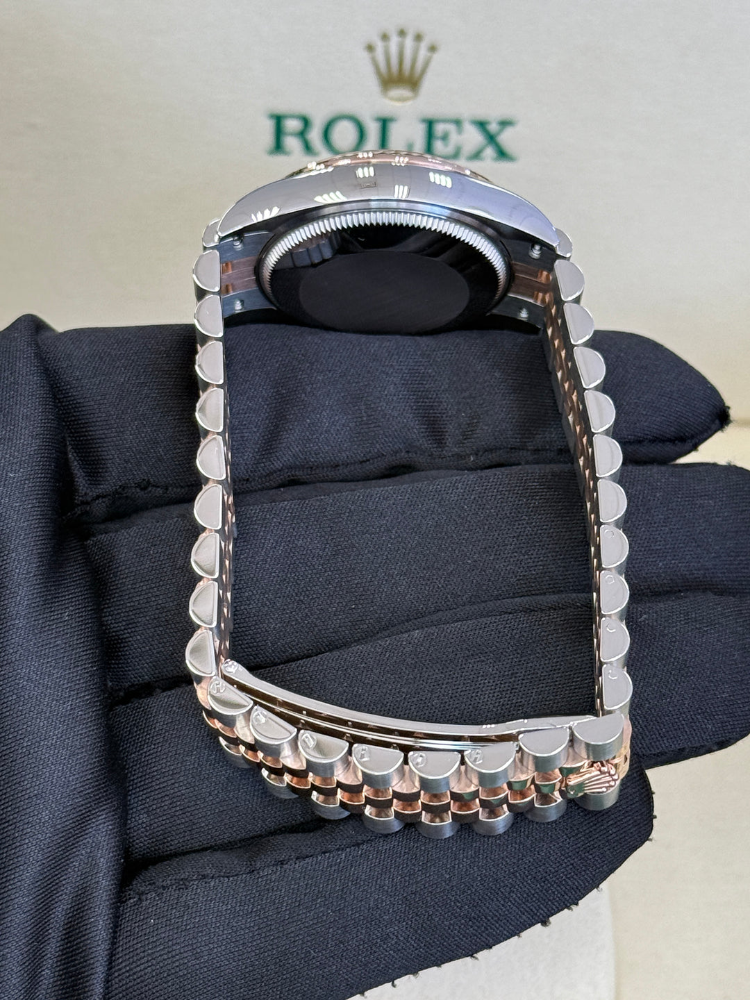 Rolex Datejust 31mm Two-Tone Rose Jubilee Slate Roman Dial - 278271