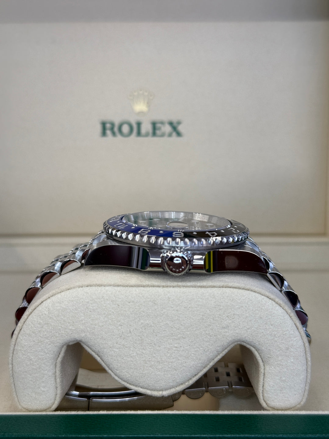 Rolex GMT-Master II 40mm Batgirl Stainless Steel Jubilee - 126710BLNR