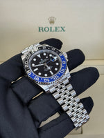 Load image into Gallery viewer, Rolex GMT-Master II 40mm Batgirl Stainless Steel Jubilee - 126710BLNR
