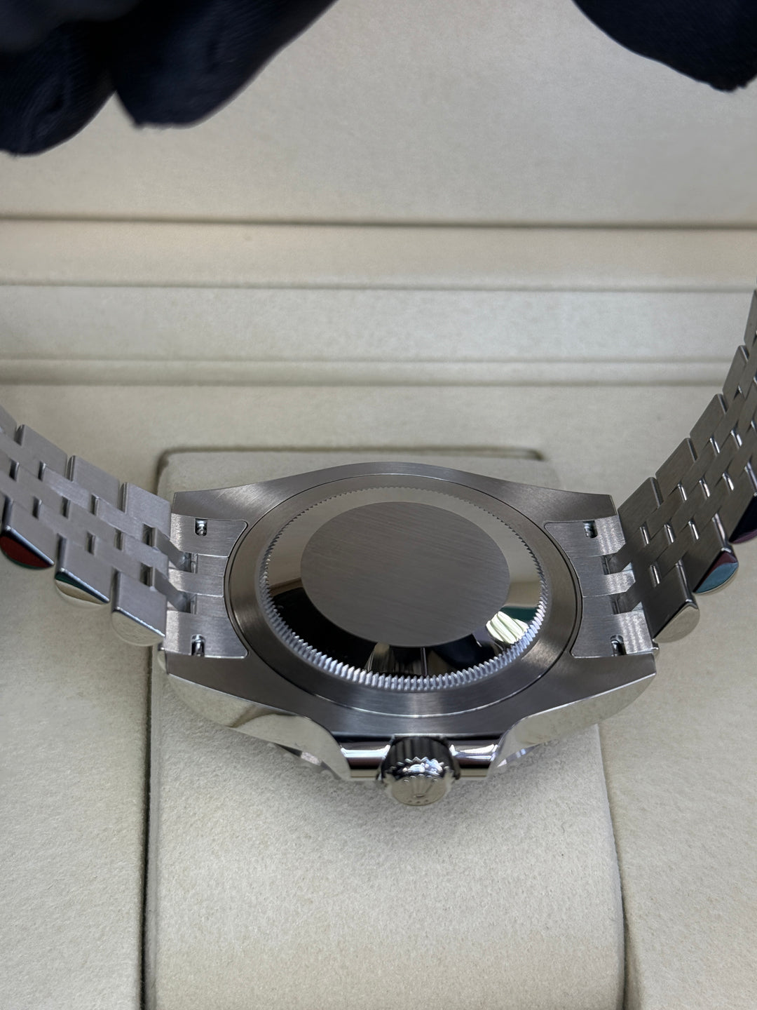 Rolex GMT-Master II 40mm Batgirl Stainless Steel Jubilee - 126710BLNR