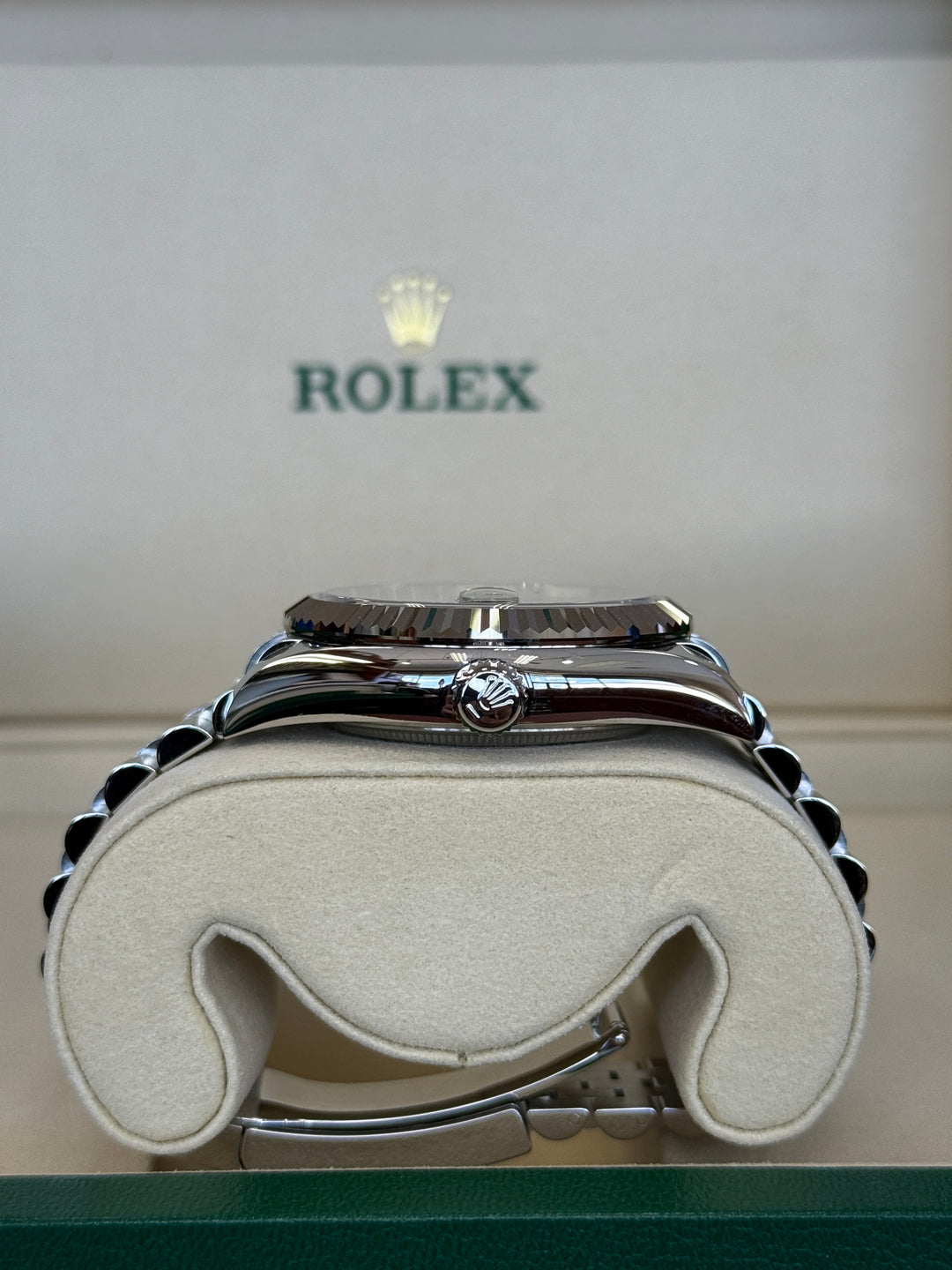 Rolex Sky-Dweller 42mm Mint Green Dial Stainless Steel Jubilee - 336934