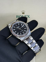 Load image into Gallery viewer, Rolex Datejust 41mm Black Index Dial Stainless Steel Oyster - 126334
