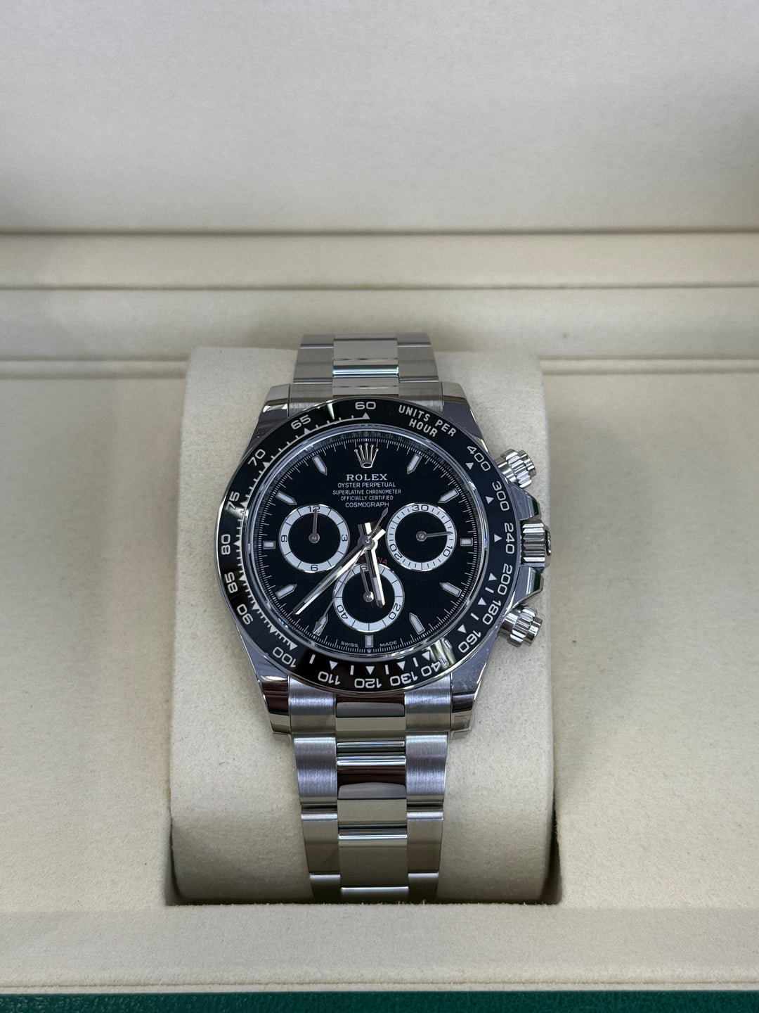 Rolex Daytona 40mm Daytona Black Dial Stainless Steel Oyster - 126500LN