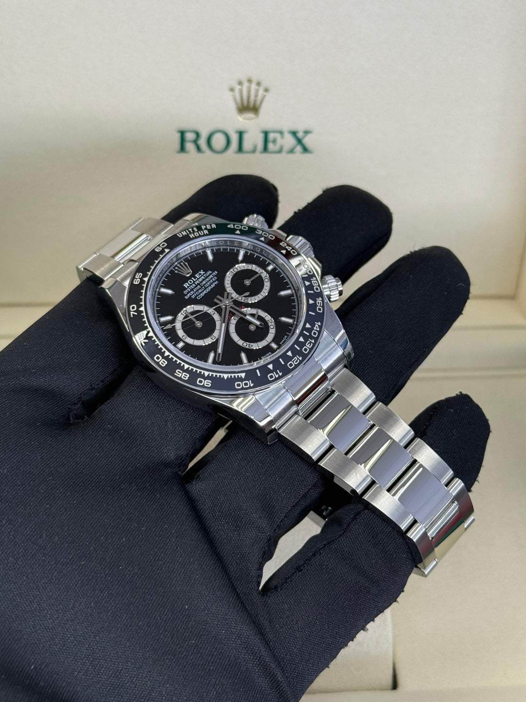 Rolex Daytona 40mm Daytona Black Dial Stainless Steel Oyster - 126500LN