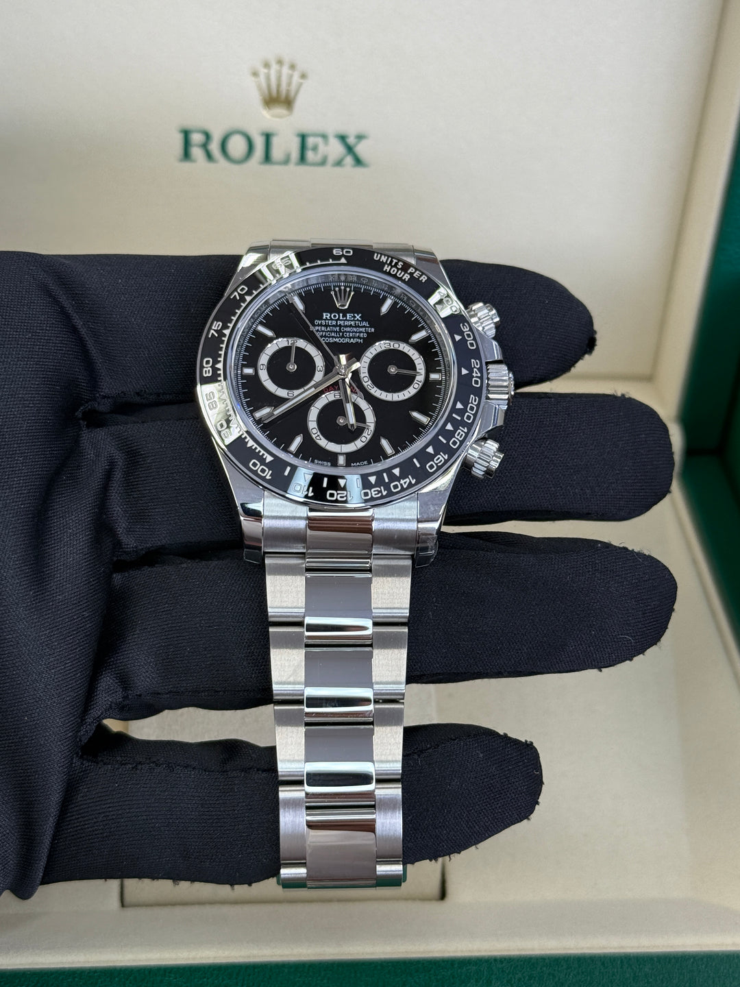 Rolex Daytona 40mm Daytona Black Dial Stainless Steel Oyster - 126500LN