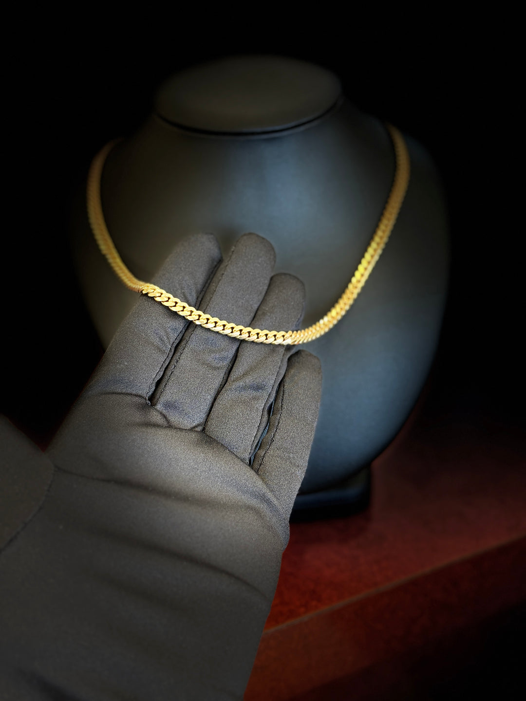 18k Yellow Gold Miami Cuban Link Chain - 24 inches