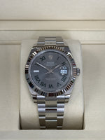Load image into Gallery viewer, Rolex Datejust 41mm Wimbledon Dial Stainless Steel Oyster - 126334
