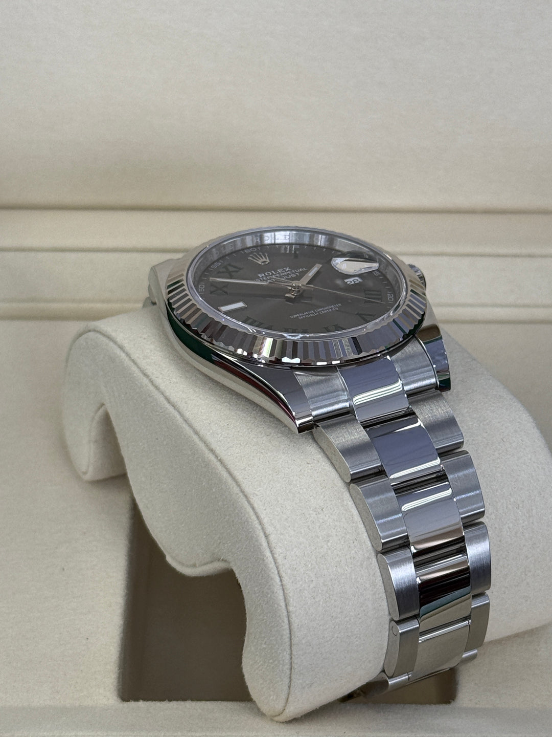 Rolex Datejust 41mm Wimbledon Dial Stainless Steel Oyster - 126334