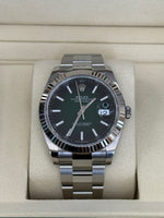 Load image into Gallery viewer, Rolex Datejust 41mm Green Ombre Dial Stainless Steel Oyster - 126334
