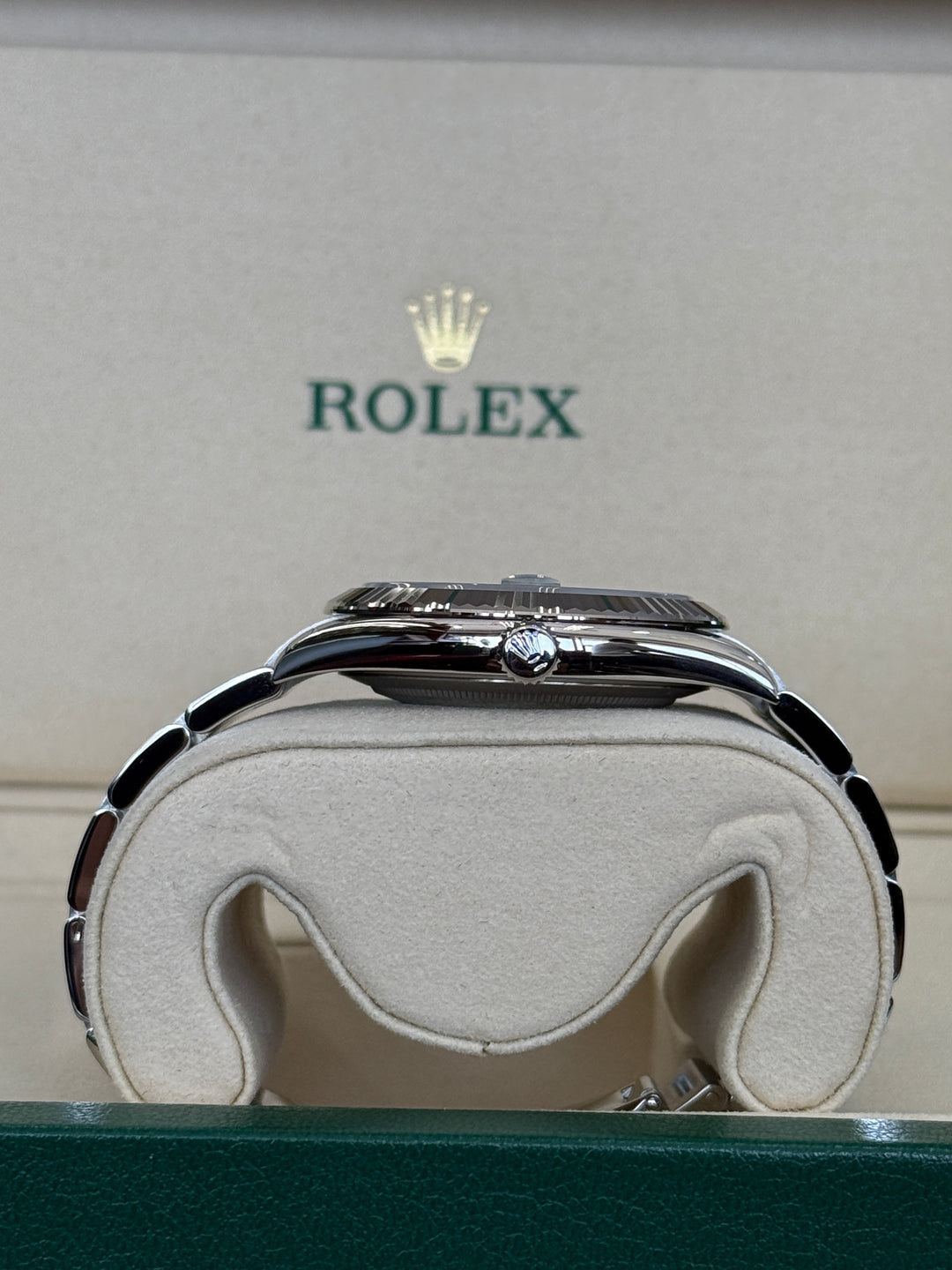 Rolex Datejust 41mm Green Ombre Dial Stainless Steel Oyster - 126334