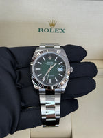 Load image into Gallery viewer, Rolex Datejust 41mm Green Ombre Dial Stainless Steel Oyster - 126334

