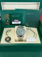 Load image into Gallery viewer, Rolex Datejust 41mm Mint Green Dial Stainless Steel Oyster - 126334
