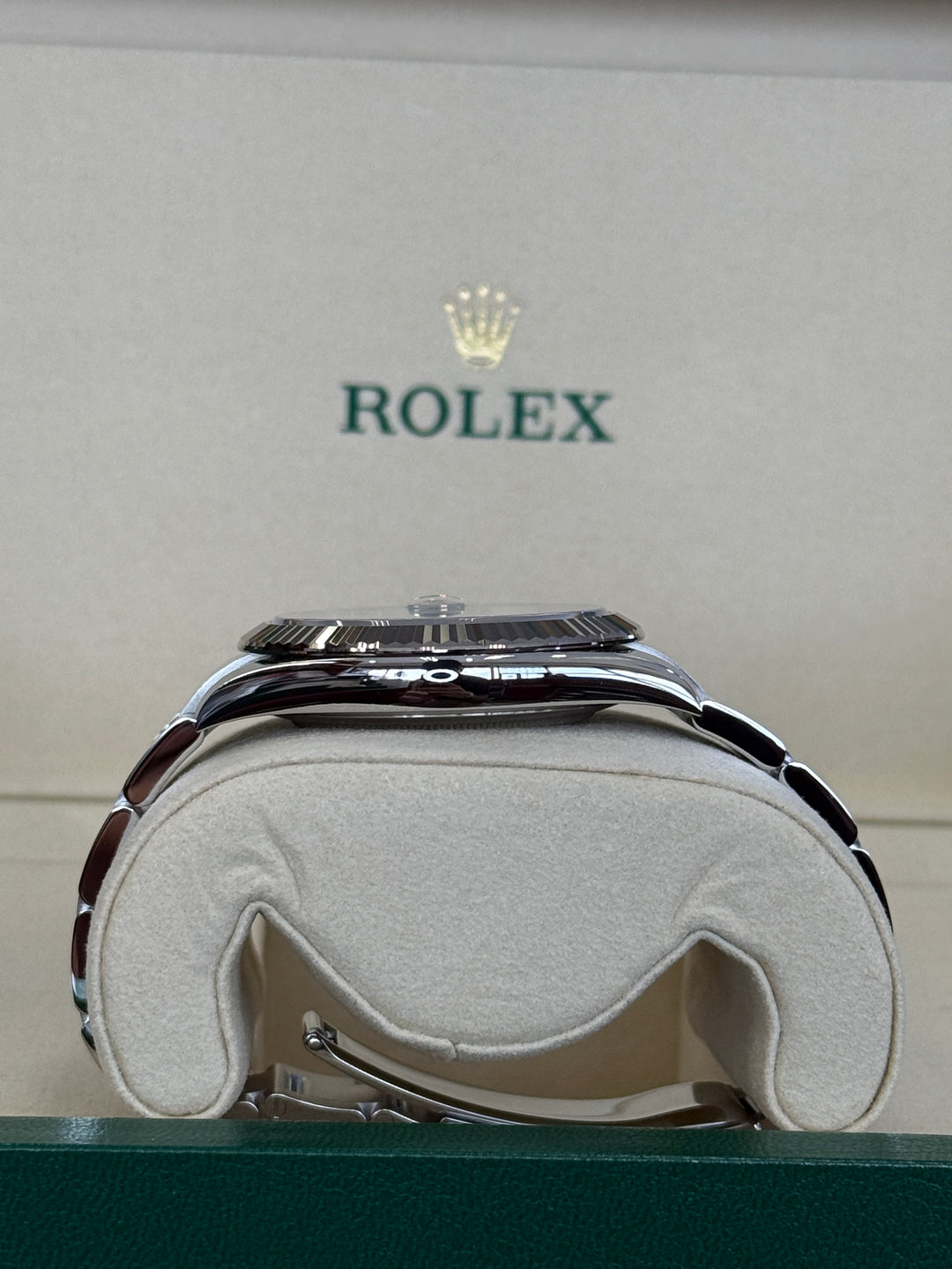 Rolex Datejust 41mm Mint Green Dial Stainless Steel Oyster - 126334