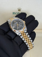 Load image into Gallery viewer, Rolex Datejust 36mm Wimbledon Dial Two-Tone Yellow Fluted Jubilee - 126233
