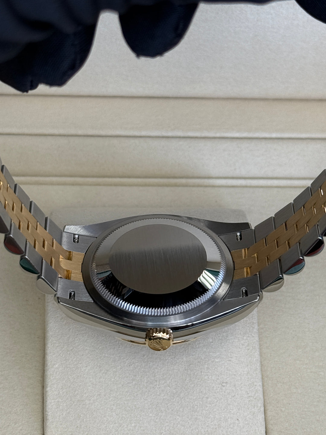 Rolex Datejust 36mm Wimbledon Dial Two-Tone Yellow Fluted Jubilee - 126233