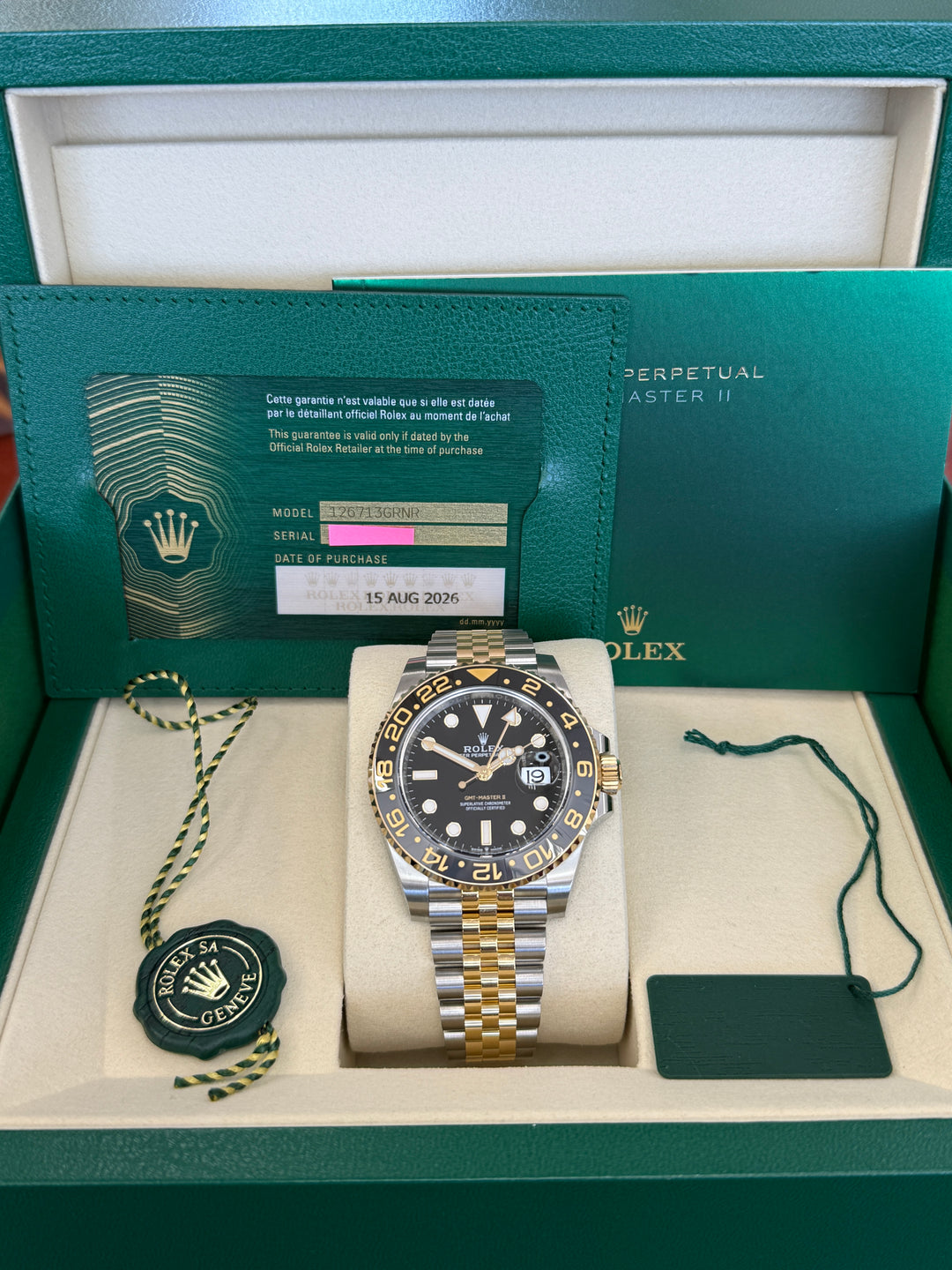 Rolex GMT-Master II 40mm 'Zombie' Two-Tone Jubilee - 126713GRNR