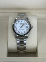 Load image into Gallery viewer, Rolex Datejust 31mm White Roman Dial Stainless Steel Oyster - 278274

