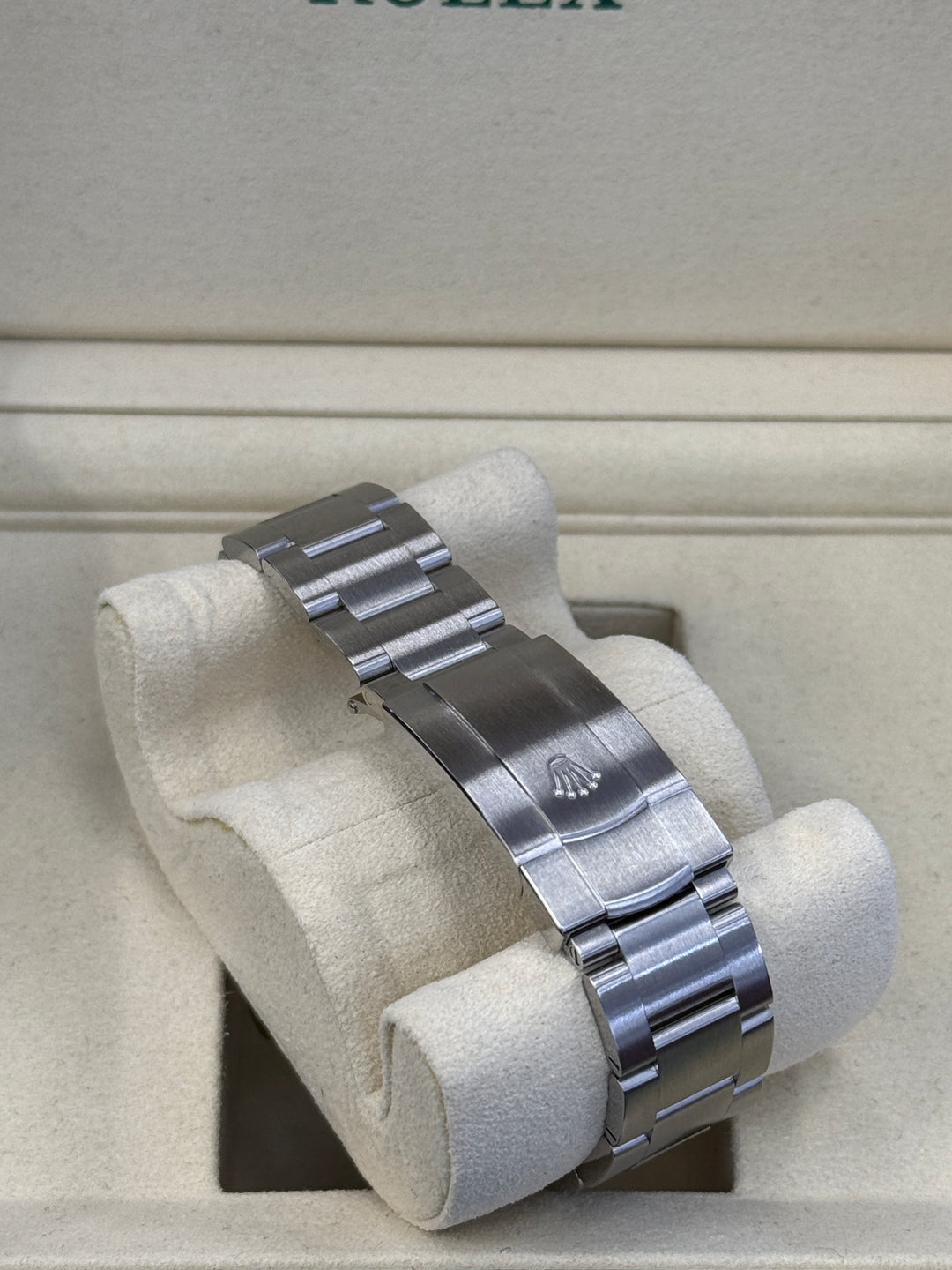 Rolex Oyster Perpetual 41mm Med Blue Dial Stainless Steel Oyster - 134300