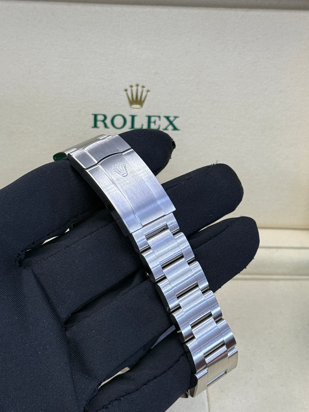 Rolex Oyster Perpetual 41mm Med Blue Dial Stainless Steel Oyster - 134300