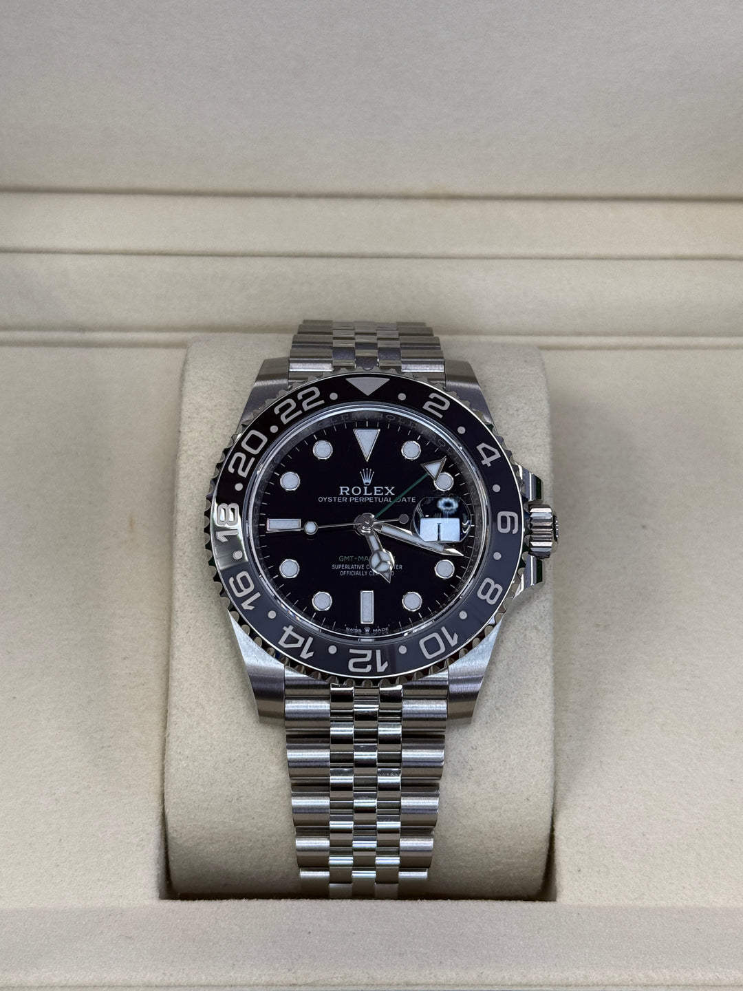 Rolex GMT-Master II 40mm 'Bruce Wayne' Stainless Steel Jubilee - 126710GRNR