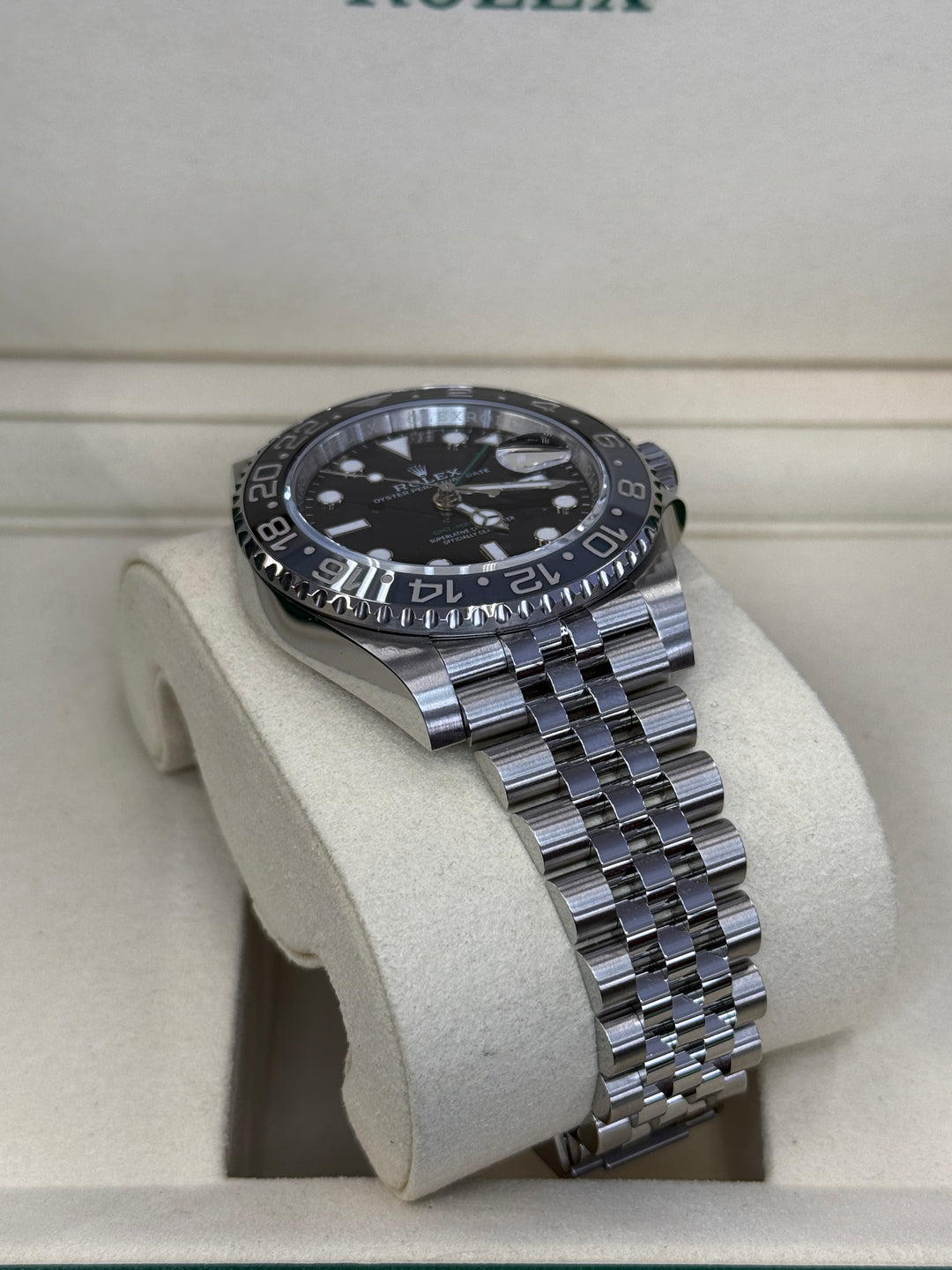 Rolex GMT-Master II 40mm 'Bruce Wayne' Stainless Steel Jubilee - 126710GRNR