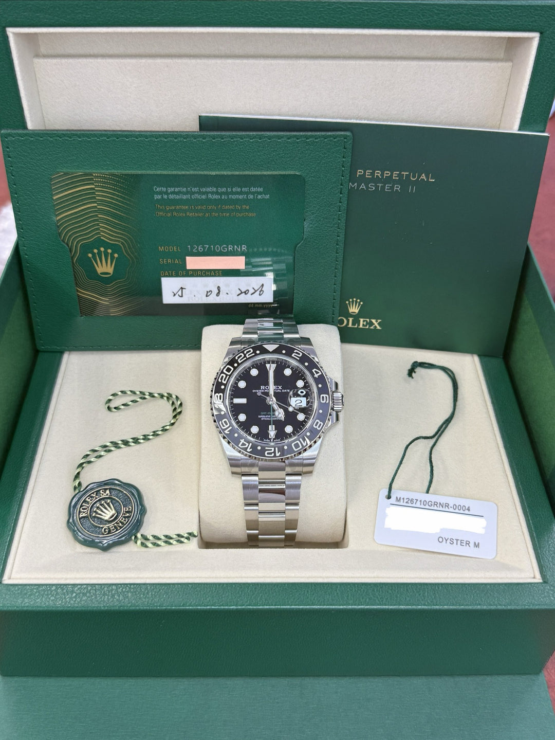 Rolex GMT-Master II 40mm 'Bruce Wayne' Stainless Steel Oyster - 126710GRNR